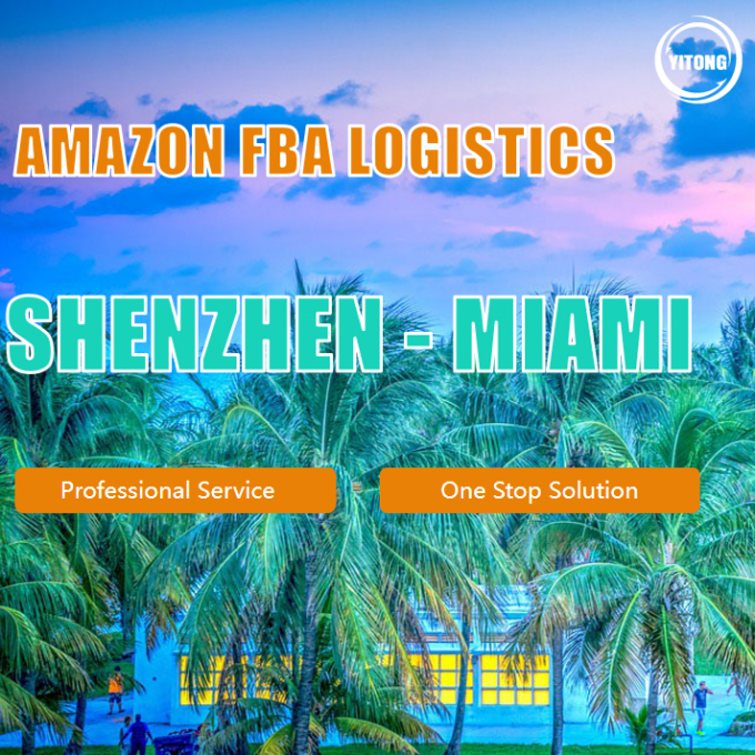FBA van NVOCC Amazonië de Logistiekdienst van Shenzhen aan Miami Huis-aan-huis 1